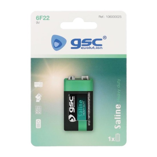 Μπαταρία Heavy Duty GSC Evolution 6F22 9V (1 τεμ.) Μπαταρία Heavy Duty GSC Evolution 6F22 9V (1 τεμ.)
