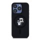 Θήκη Σιλικόνης Karl Lagerfeld Apple iPhone 15 Pro Magsafe Karl & Choupette Heads Μαύρο Θήκη Σιλικόνης Karl Lagerfeld Apple iPhone 15 Pro Magsafe Karl & Choupette Heads Μαύρο