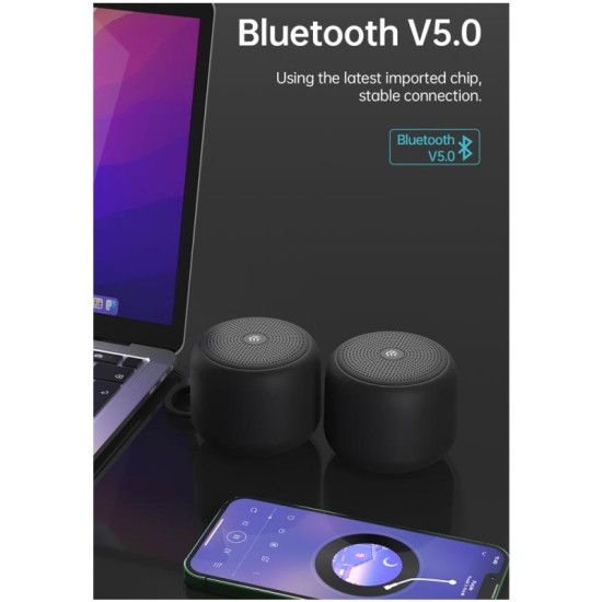 Φορητό Ηχείο Bluetooth Mini Αδιάβροχο Devia EM054 5W Kintone Πράσινο Φορητό Ηχείο Bluetooth Mini Αδιάβροχο Devia EM054 5W Kintone Πράσινο
