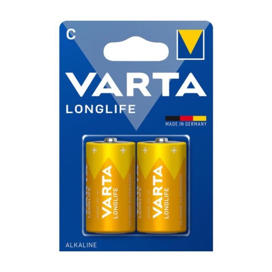 Μπαταρία Alkaline Varta Longlife C LR14 (2 τεμ.) Μπαταρία Alkaline Varta Longlife C LR14 (2 τεμ.)