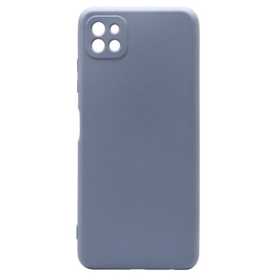 Θήκη Liquid Silicon inos Samsung A226B Galaxy A22 5G L-Cover Γκρι-Μπλε Θήκη Liquid Silicon inos Samsung A226B Galaxy A22 5G L-Cover Γκρι-Μπλε