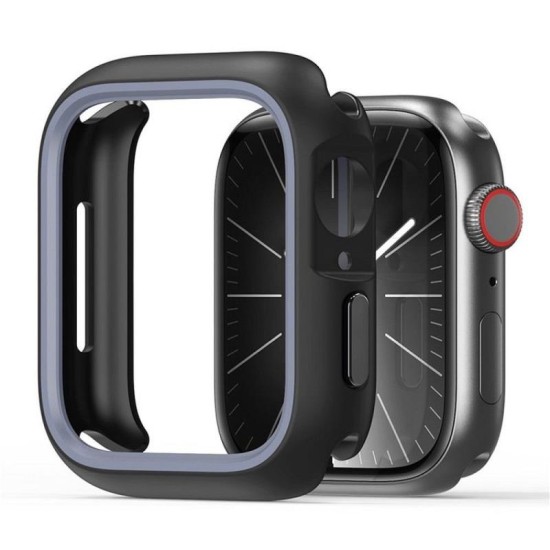 Θήκη PC Dux Ducis Bamo Apple Watch Series 7/8/9 45mm Μαύρο-Γκρι Θήκη PC Dux Ducis Bamo Apple Watch Series 7/8/9 45mm Μαύρο-Γκρι