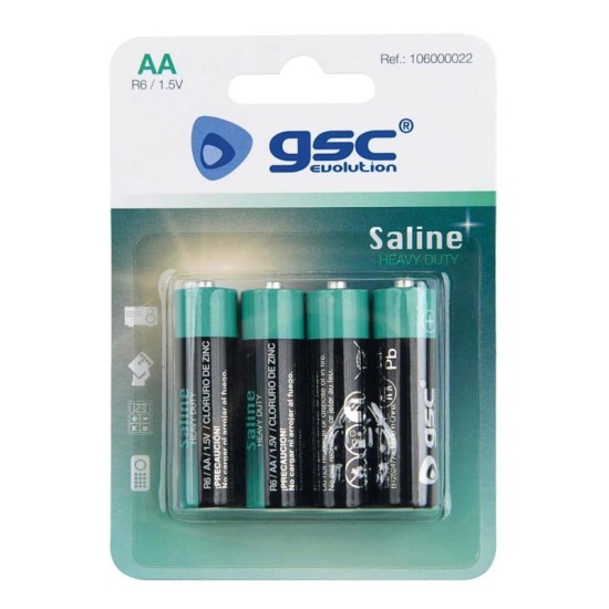 Μπαταρία Heavy Duty GSC Evolution AA R6 (4 τεμ.)