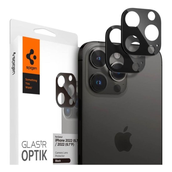 Tempered Glass Full Face Spigen Glas.tR Optik για Τζαμάκι Κάμερας Apple iPhone 14 Pro/ 14 Pro Max/ 15 Pro/ 15 Pro Max/ 16 Pro/ 16 Pro Max Μαύρο (2 τεμ.) Tempered Glass Full Face Spigen Glas.tR Optik για Τζαμάκι Κάμερας Apple iPhone 14 Pro/ 14 Pro Max/ 15 Pro/ 15 Pro Max/ 16 Pro/ 16 Pro Max Μαύρο (2 τεμ.)