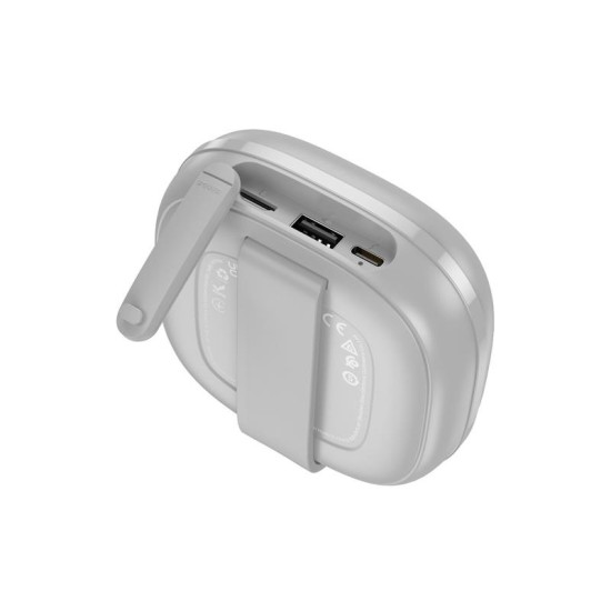 Φορητό Ηχείο Bluetooth Borofone BR47 Star TWS BT 5.4 Ραδιόφωνο FM USB AUX MicroSD 500mAh 5W Γκρι