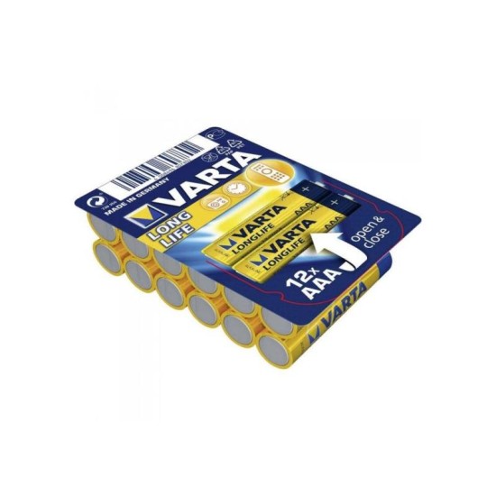 Μπαταρία Alkaline Varta Longlife AAA LR03 (12 τεμ.) Μπαταρία Alkaline Varta Longlife AAA LR03 (12 τεμ.)
