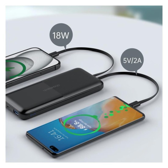 Φορτιστής Ανάγκης Choetech B654 PD 22.5W 10000mAh με Καλώδια USB C & Lightning Μαύρο Φορτιστής Ανάγκης Choetech B654 PD 22.5W 10000mAh με Καλώδια USB C & Lightning Μαύρο