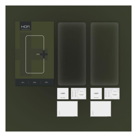 Tempered Glass Full Face Hofi Pro+ Samsung M556B Galaxy M55 5G Μαύρο (2 τεμ.) Tempered Glass Full Face Hofi Pro+ Samsung M556B Galaxy M55 5G Μαύρο (2 τεμ.)