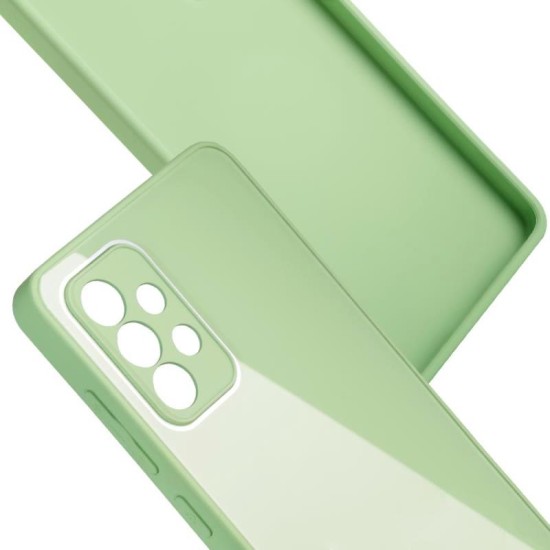 Θήκη TPU & Glass inos Apple iPhone 12 mini CamGuard Ανοικτό Πράσινο Θήκη TPU & Glass inos Apple iPhone 12 mini CamGuard Ανοικτό Πράσινο