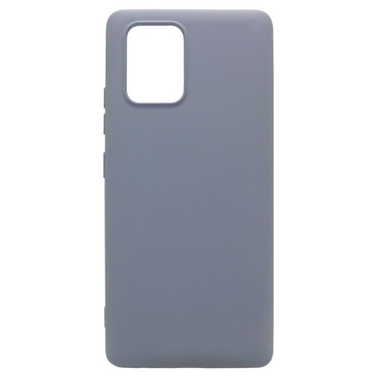 Θήκη Liquid Silicon inos Samsung G770F Galaxy S10 Lite L-Cover Γκρι-Μπλε Θήκη Liquid Silicon inos Samsung G770F Galaxy S10 Lite L-Cover Γκρι-Μπλε