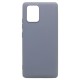 Θήκη Liquid Silicon inos Samsung G770F Galaxy S10 Lite L-Cover Γκρι-Μπλε Θήκη Liquid Silicon inos Samsung G770F Galaxy S10 Lite L-Cover Γκρι-Μπλε