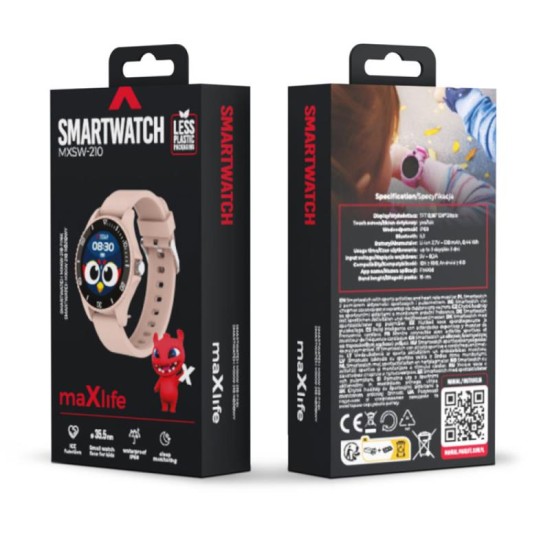 Smartwatch Maxlife MXSW-210 για Παιδιά Ροζ Smartwatch Maxlife MXSW-210 για Παιδιά Ροζ