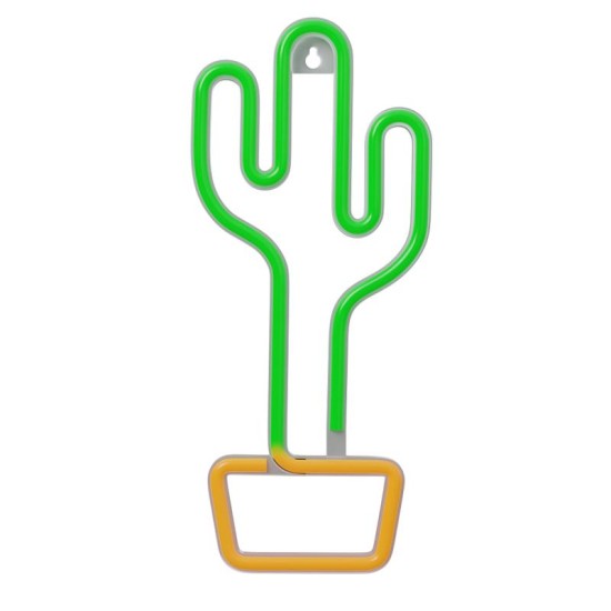 Neon LED Forever Light FLNE02 CACTUS (USB/Μπαταρίας & On/Off) Πράσινο Neon LED Forever Light FLNE02 CACTUS (USB/Μπαταρίας & On/Off) Πράσινο