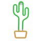 Neon LED Forever Light FLNE02 CACTUS (USB/Μπαταρίας & On/Off) Πράσινο Neon LED Forever Light FLNE02 CACTUS (USB/Μπαταρίας & On/Off) Πράσινο