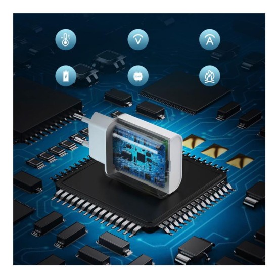 Φορτιστής Ταξιδίου Ταχείας Φόρτισης Choetech Q5004-V5 με Έξοδο USB C PD 20W Λευκό Φορτιστής Ταξιδίου Ταχείας Φόρτισης Choetech Q5004-V5 με Έξοδο USB C PD 20W Λευκό