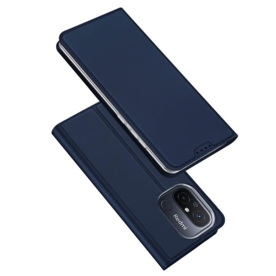 Θήκη Flip Dux Ducis Skin Pro Xiaomi Poco C55/ Redmi 12C Μπλε Θήκη Flip Dux Ducis Skin Pro Xiaomi Poco C55/ Redmi 12C Μπλε