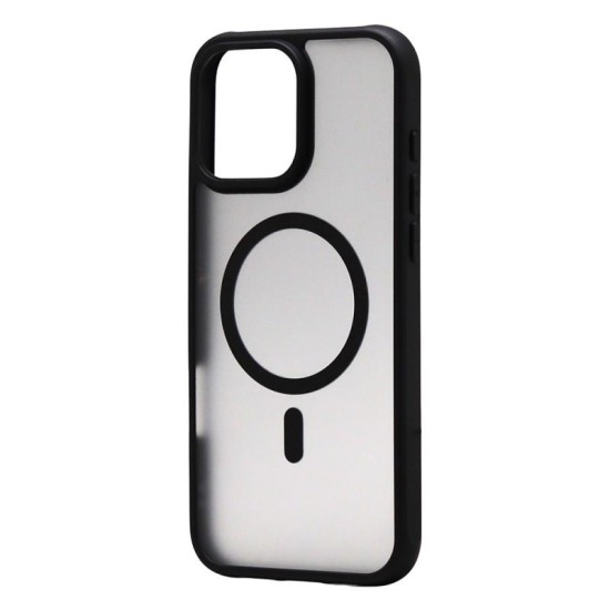 Θήκη TPU & PC inos Apple iPhone 16 Pro Max MagFlame Μαύρο Θήκη TPU & PC inos Apple iPhone 16 Pro Max MagFlame Μαύρο