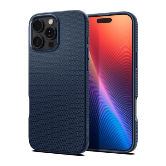 Θήκη Soft TPU Spigen Liquid Air Apple iPhone 16 Pro Max Σκούρο Μπλε Θήκη Soft TPU Spigen Liquid Air Apple iPhone 16 Pro Max Σκούρο Μπλε