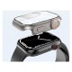 Θήκη Glass & PC inos Apple Watch 7/ 8/ 9  45mm Upgrade to Ultra Ασημί