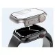 Θήκη Glass & PC inos Apple Watch 7/ 8/ 9  45mm Upgrade to Ultra Ασημί