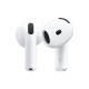 Ακουστικό Bluetooth Apple MXP93 AirPods 4 με ANC Λευκό