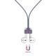 Strap Λαιμού Σιλικόνης AhaStyle PT74 Apple AirPods Magnetic Σκούρο Μπλε Strap Λαιμού Σιλικόνης AhaStyle PT74 Apple AirPods Magnetic Σκούρο Μπλε