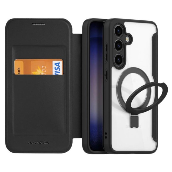 Θήκη Flip Dux Ducis Skin X Pro Wallet με Μαγνητικό Stand Samsung S921B Galaxy S24 5G Μαύρο Θήκη Flip Dux Ducis Skin X Pro Wallet με Μαγνητικό Stand Samsung S921B Galaxy S24 5G Μαύρο