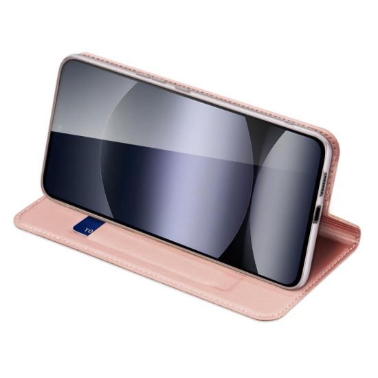 Θήκη Flip Dux Ducis Skin Pro Xiaomi Redmi Note 14 4G Ροζ Θήκη Flip Dux Ducis Skin Pro Xiaomi Redmi Note 14 4G Ροζ
