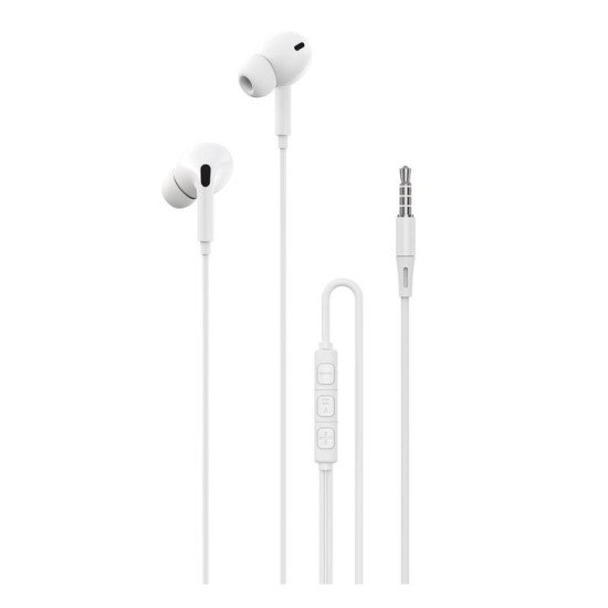 Hands Free Stereo Devia EM106 A2 3.5mm Kintone Λευκό Hands Free Stereo Devia EM106 A2 3.5mm Kintone Λευκό