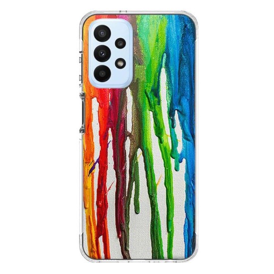 Θήκη TPU inos Samsung A235F Galaxy A23 4G Art Theme Vertical Watercolor Θήκη TPU inos Samsung A235F Galaxy A23 4G Art Theme Vertical Watercolor