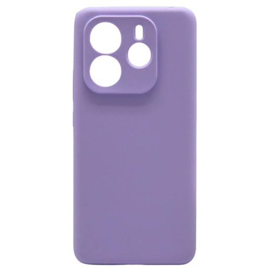 Θήκη Liquid Silicon inos Xiaomi Redmi Note 14 4G Velvet Βιολετί