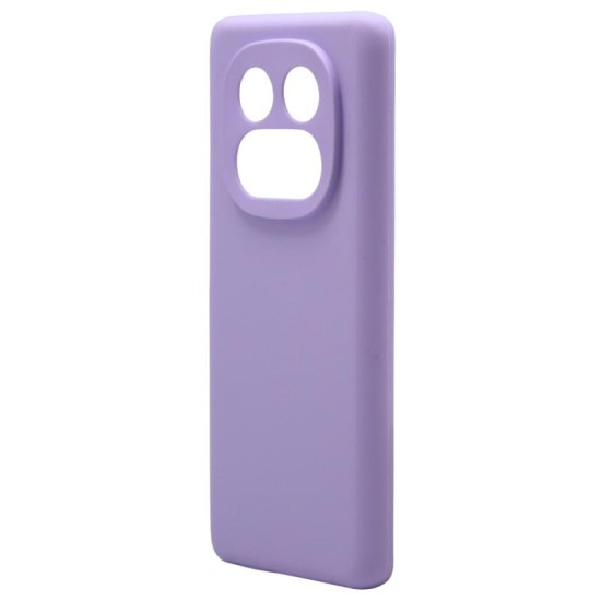 Θήκη Liquid Silicon inos Xiaomi Redmi Note 14 Pro Plus 5G Velvet Βιολετί