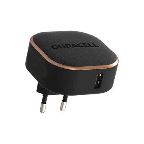 Φορτιστής Ταξιδίου Duracell 12W με Έξοδο USB 2.4A Μαύρο Φορτιστής Ταξιδίου Duracell 12W με Έξοδο USB 2.4A Μαύρο