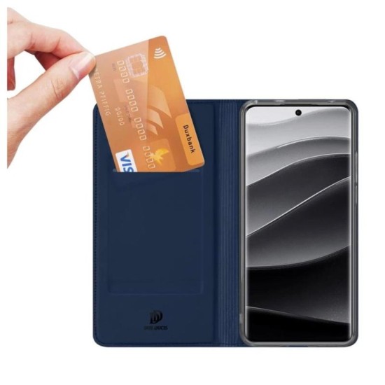 Θήκη Flip Dux Ducis Skin Pro Xiaomi Redmi Note 14 Pro Plus 5G Μπλε Θήκη Flip Dux Ducis Skin Pro Xiaomi Redmi Note 14 Pro Plus 5G Μπλε