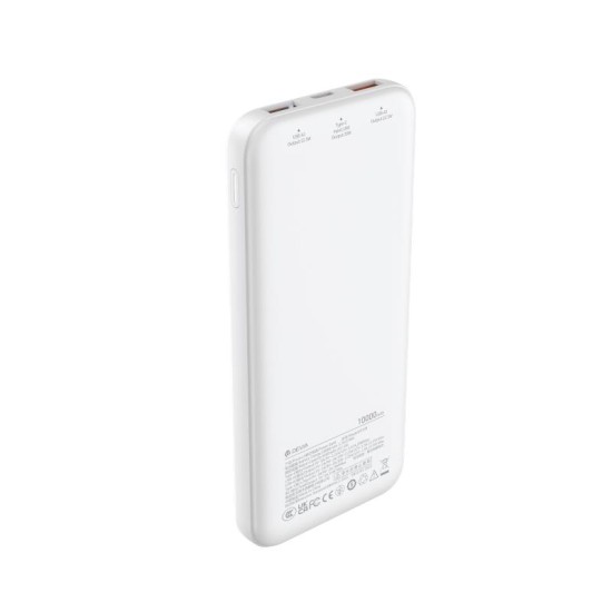 Φορτιστής Ανάγκης Devia EP198 Full Compatible 22.5W 10000mAh με Ψηφιακή Οθόνη Smart Λευκό