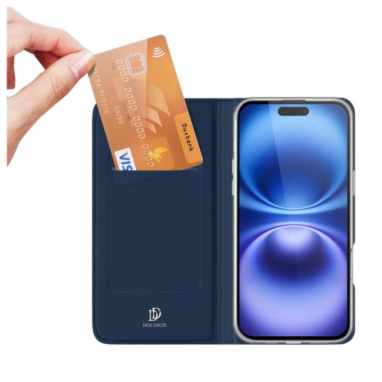 Θήκη Flip Dux Ducis Skin Pro Apple iPhone 16 Pro Max Μπλε Θήκη Flip Dux Ducis Skin Pro Apple iPhone 16 Pro Max Μπλε