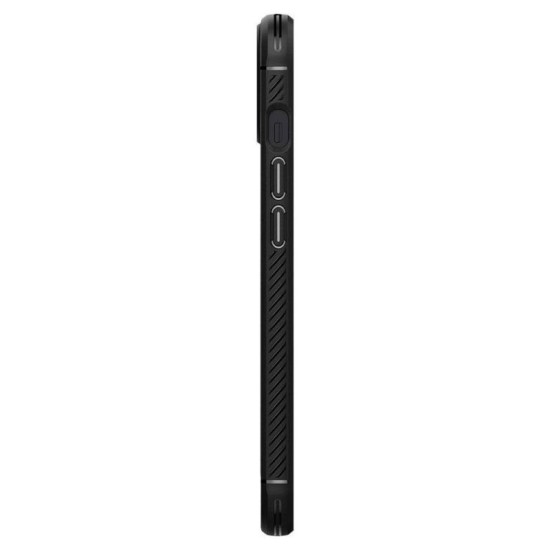 Θήκη Soft TPU Spigen Rugged Armor Apple iPhone 13 Μαύρο Θήκη Soft TPU Spigen Rugged Armor Apple iPhone 13 Μαύρο