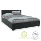 Κρεβάτι Norse pakoworld διπλό pu μαύρο ματ με αποθηκευτικό χώρο 160x200εκ Model: 006-000026