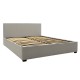 Κρεβάτι Norse pakoworld διπλό ύφασμα γκρι με αποθηκευτικό χώρο 160x200εκ Model: 006-000030