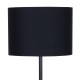 Μεταλλικό φωτιστικό δαπέδου Oliver pakoworld Ε27 με μαύρο καπέλο Φ33x149εκ Model: 009-000039