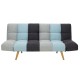 Καναπές - κρεβάτι 3θέσιος Freddo pakoworld με ύφασμα πολύχρωμο 182x81x84εκ Model: 024-000005