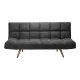 Καναπές - κρεβάτι 3θέσιος Freddo  ύφασμα ανθρακί 181x81x86εκ