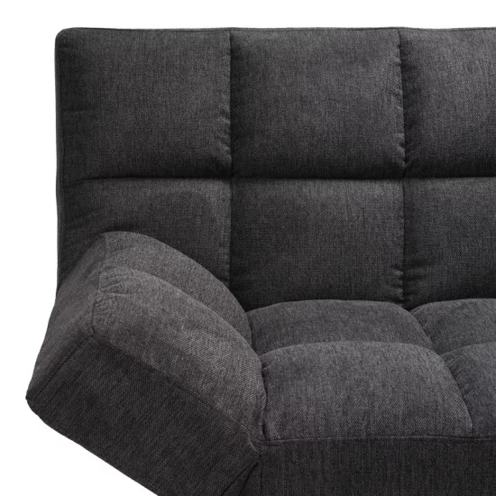 Καναπές - κρεβάτι 3θέσιος Freddo  ύφασμα ανθρακί 181x81x86εκ