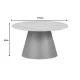 Τραπέζι σαλονιού Soleire Inart λευκό μαρμάρου sintered stone Φ70x40εκ Τραπέζι σαλονιού Soleire Inart λευκό μαρμάρου sintered stone Φ70x40εκ