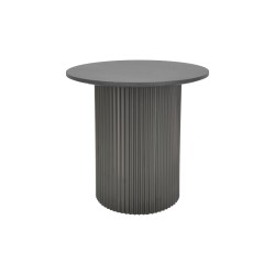 Βοηθητικό τραπέζι Dovel  mdf σε μαύρη απόχρωση Φ50x50εκ Βοηθητικό τραπέζι Dovel  mdf σε μαύρη απόχρωση Φ50x50εκ