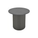 Βοηθητικό τραπέζι Dovel  mdf σε μαύρη απόχρωση Φ50x45εκ