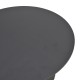 Τραπέζι σαλονιού Dovel  mdf σε μαύρη απόχρωση Φ70x40εκ