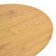 Τραπέζι σαλονιού Dovel  mdf σε sonoma-μαυρη απόχρωση Φ70x40εκ
