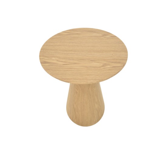 Τραπέζι σαλονιού Donda  mdf σε sonoma απόχρωση Φ60x40εκ