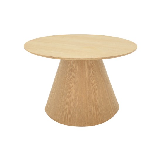 Τραπέζι σαλονιού Donda  mdf σε sonoma απόχρωση Φ80x45εκ